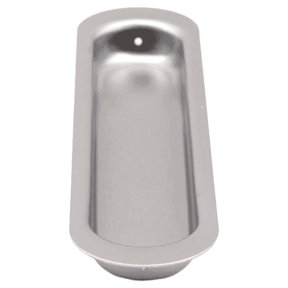 5-7/8" Recessed Flush Pull, Satin Alt 3 - Image