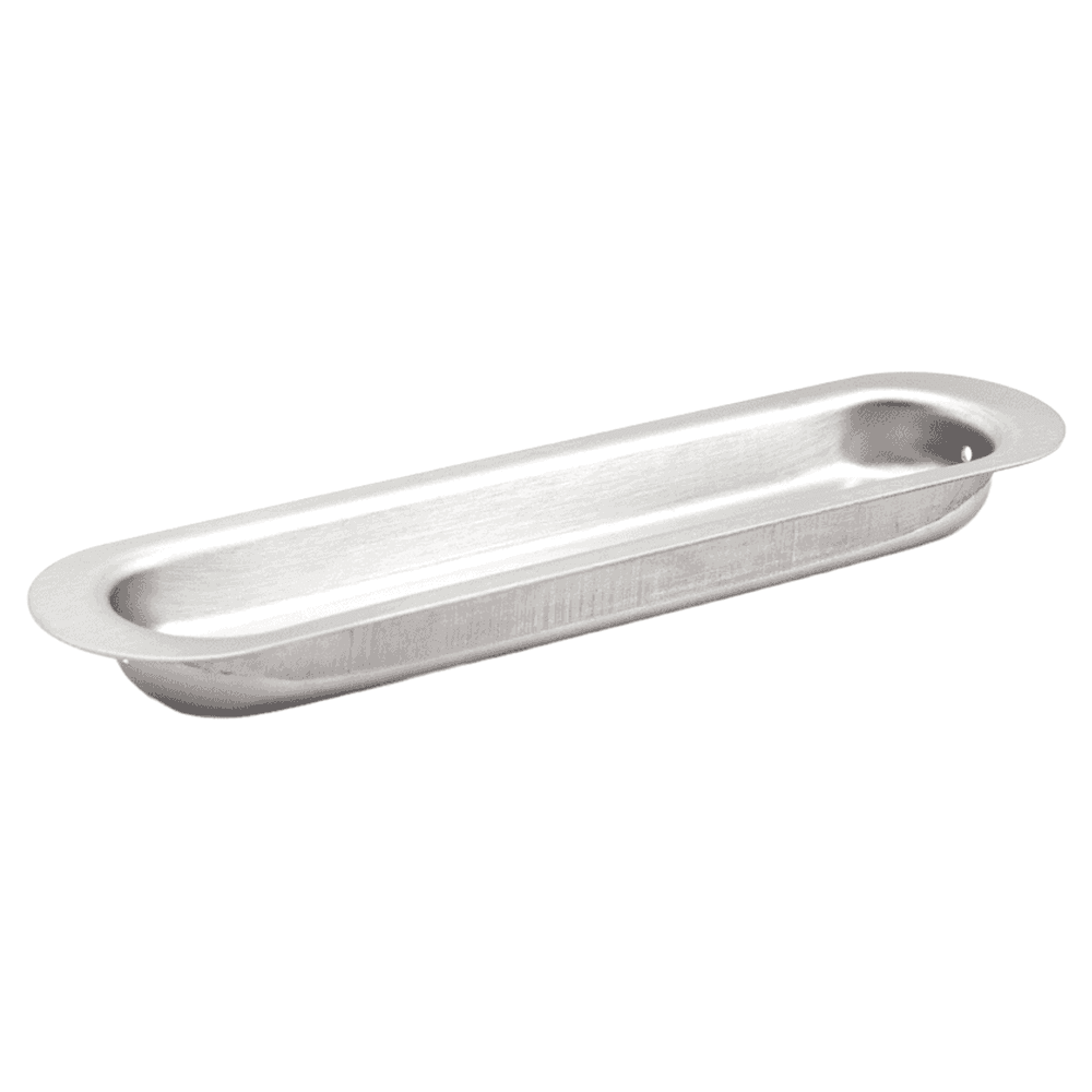 5-7/8" Recessed Flush Pull, Satin Main - Image