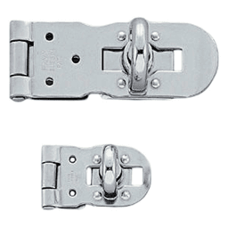 4-23/32" Screw-On Flathead Hasp, Polished Alt 1 - Image