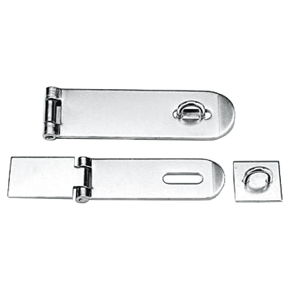 4-1/2" Hasp Weld-On, Electro Polished Main - Image