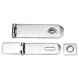 4-1/2" Hasp Weld-On, Electro Polished Main - Image