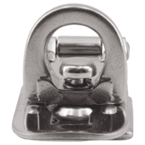 2-9/16" Screw-On Flathead Hasp, Polished Alt 1 - Image