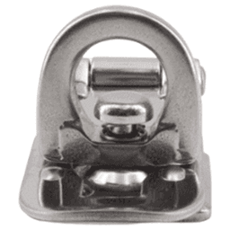 2-9/16" Screw-On Flathead Hasp, Polished Alt 1 - Image