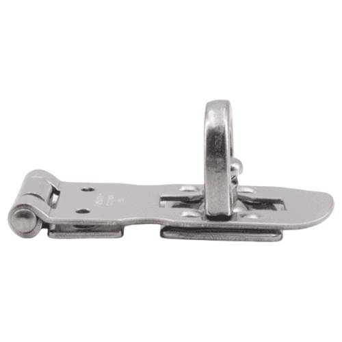 2-9/16" Screw-On Flathead Hasp, Polished Alt 2 - Image