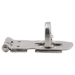 2-9/16" Screw-On Flathead Hasp, Polished Alt 2 - Image