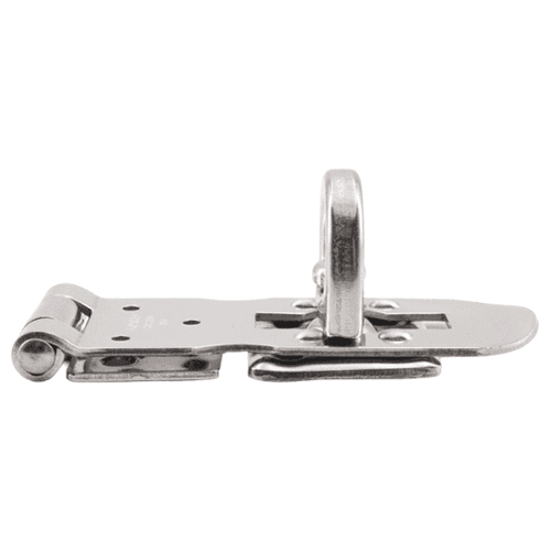 2-61/64" Screw-On Flathead Hasp, Polished Alt 1 - Image