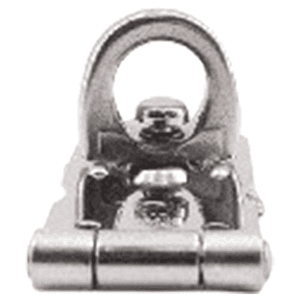 2-61/64" Screw-On Flathead Hasp, Polished Alt 2 - Image