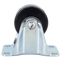 4-3/8" Low Profile Heavy Duty Caster, Clear Zinc Chromate Alt 3 - Image