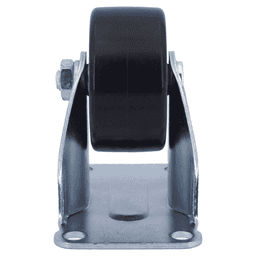 4-13/16" Low Profile Heavy Duty Caster, Clear Zinc Chromate Alt 2 - Image