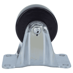 4-13/16" Low Profile Heavy Duty Caster, Clear Zinc Chromate Alt 3 - Image