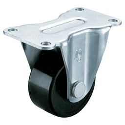 4-13/16" Low Profile Heavy Duty Caster, Clear Zinc Chromate Main - Image