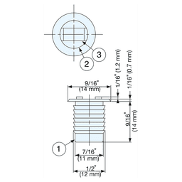 12mm Magnet Catch, Black Main - Image