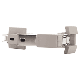 160° Opening Concealed Hinge, Soft-Close, Nickel Alt 3 - Image