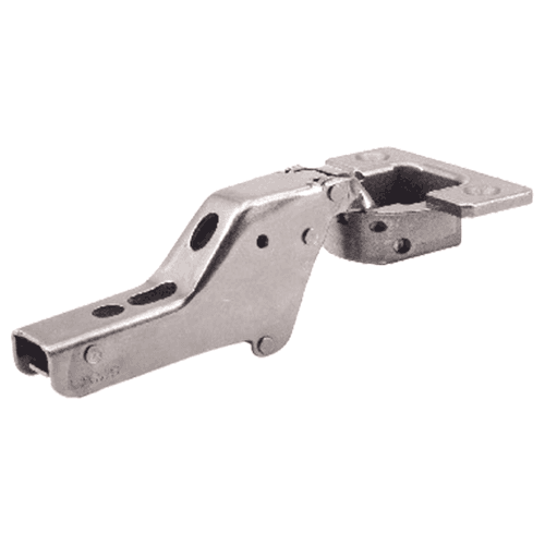 93° Opening Standard Euro Hinge, Free Swinging, Black Nickel, Inset Alt 1 - Image