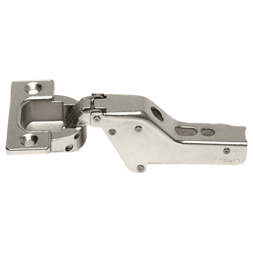 93° Opening Standard Euro Hinge, Free Swinging, Nickel, Inset Main - Image