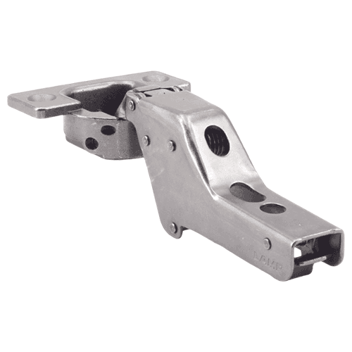 93° Opening Standard Euro Hinge, Self Closing, Black Nickel, Inset Alt 1 - Image