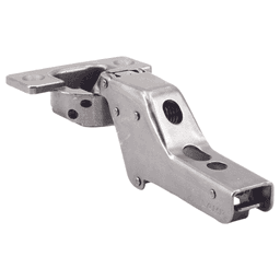 93° Opening Standard Euro Hinge, Self Closing, Black Nickel, Inset Alt 1 - Image