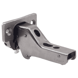 93° Opening Standard Euro Hinge, Self Closing, Black Nickel, Inset Alt 5 - Image