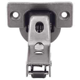 93° Opening Standard Euro Hinge, Self Closing, Black Nickel, Inset Alt 6 - Image