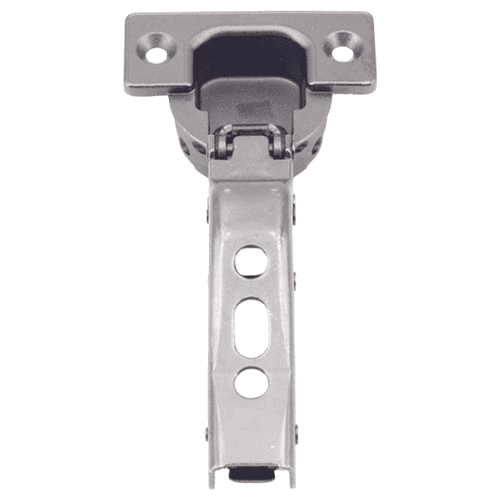 93° Opening Standard Euro Hinge, Self Closing, 5/8" Overlay, Black Nicke, Screw-On Alt 5 - Image
