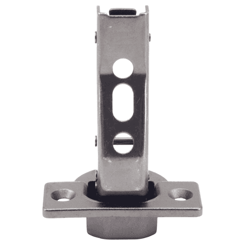 93° Opening Standard Euro Hinge, Self Closing, 5/8" Overlay, Black Nicke, Screw-On Alt 6 - Image