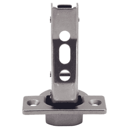 93° Opening Standard Euro Hinge, Self Closing, 5/8" Overlay, Black Nicke, Screw-On Alt 6 - Image