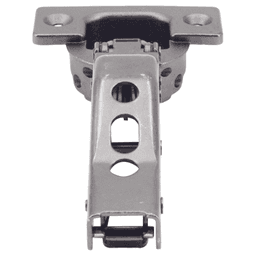 93° Opening Standard Euro Hinge, Self Closing, 5/8" Overlay, Black Nicke, Screw-On Alt 7 - Image