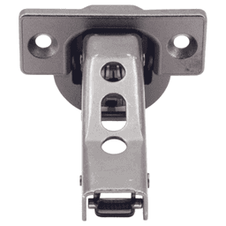 93° Opening Standard Euro Hinge, Self Closing, 5/8" Overlay, Black Nicke, Screw-On Alt 8 - Image