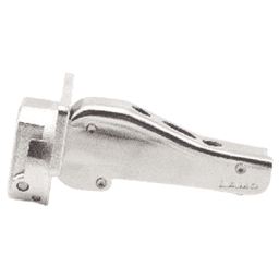 93° Opening Standard Euro Hinge, Self Closing, 5/8" Overlay, Nickel, Screw-On Alt 4 - Image