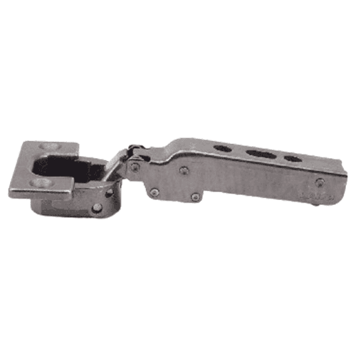 93° Opening Standard Euro Hinge, Self Closing, 1" Overlay, Black Nickel Alt 2 - Image