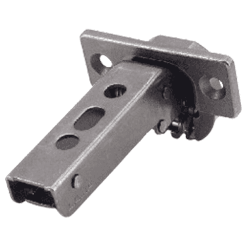 93° Opening Standard Euro Hinge, Self Closing, 1" Overlay, Black Nickel Alt 3 - Image