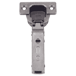 93° Opening Standard Euro Hinge, Self Closing, 1" Overlay, Black Nickel Alt 5 - Image