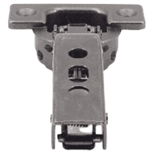 93° Opening Standard Euro Hinge, Self Closing, 1" Overlay, Black Nickel Alt 8 - Image