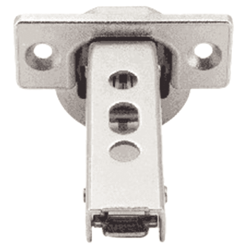 93° Opening Standard Euro Hinge, Self Closing, 1" Overlay, Nickel Alt 6 - Image