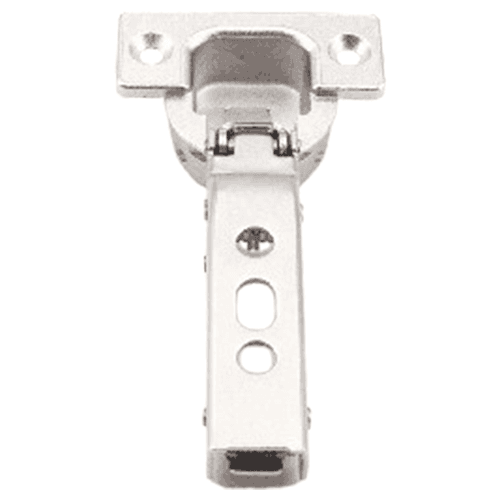 93° Opening Standard Euro Hinge, Self Closing, 1" Overlay, Nickel Alt 7 - Image