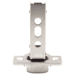 93° Opening Standard Euro Hinge, Self Closing, 1" Overlay, Nickel Alt 8 - Image