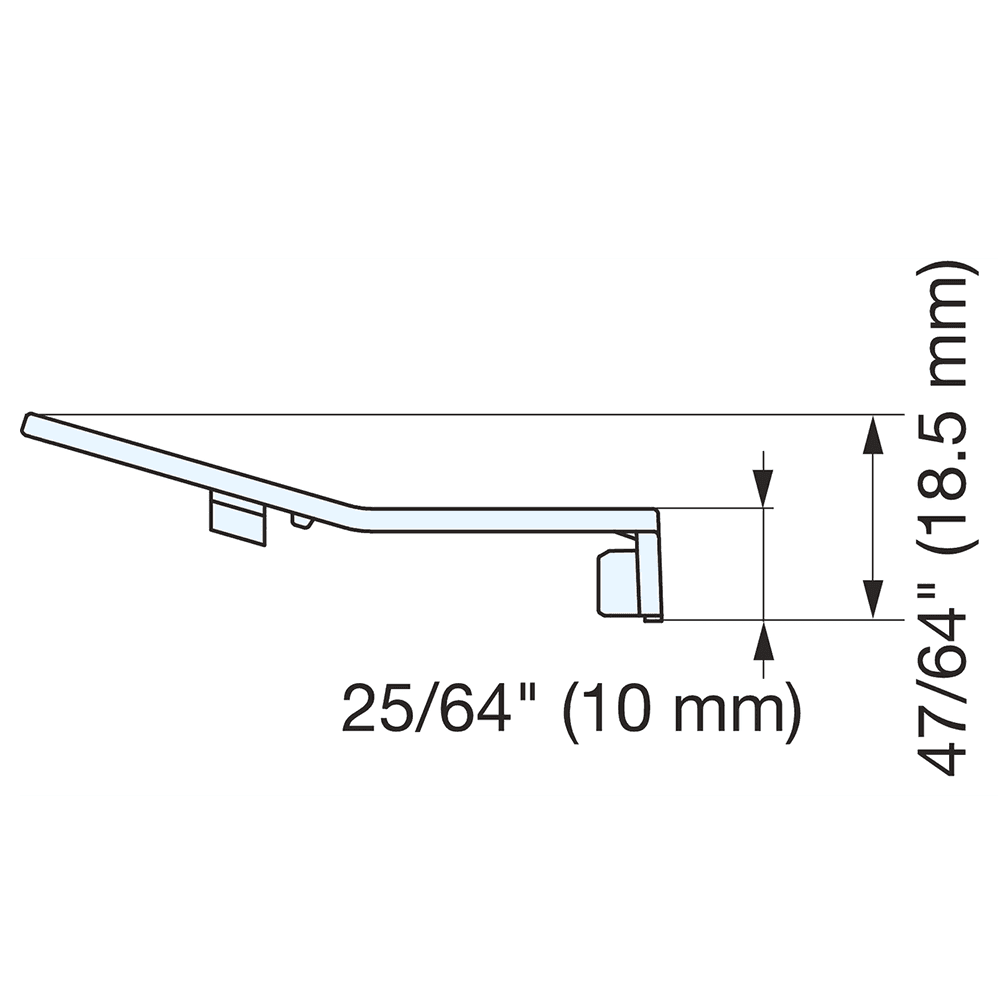 Safety Cover for Half Overlay, Gray Alt 6 - Image