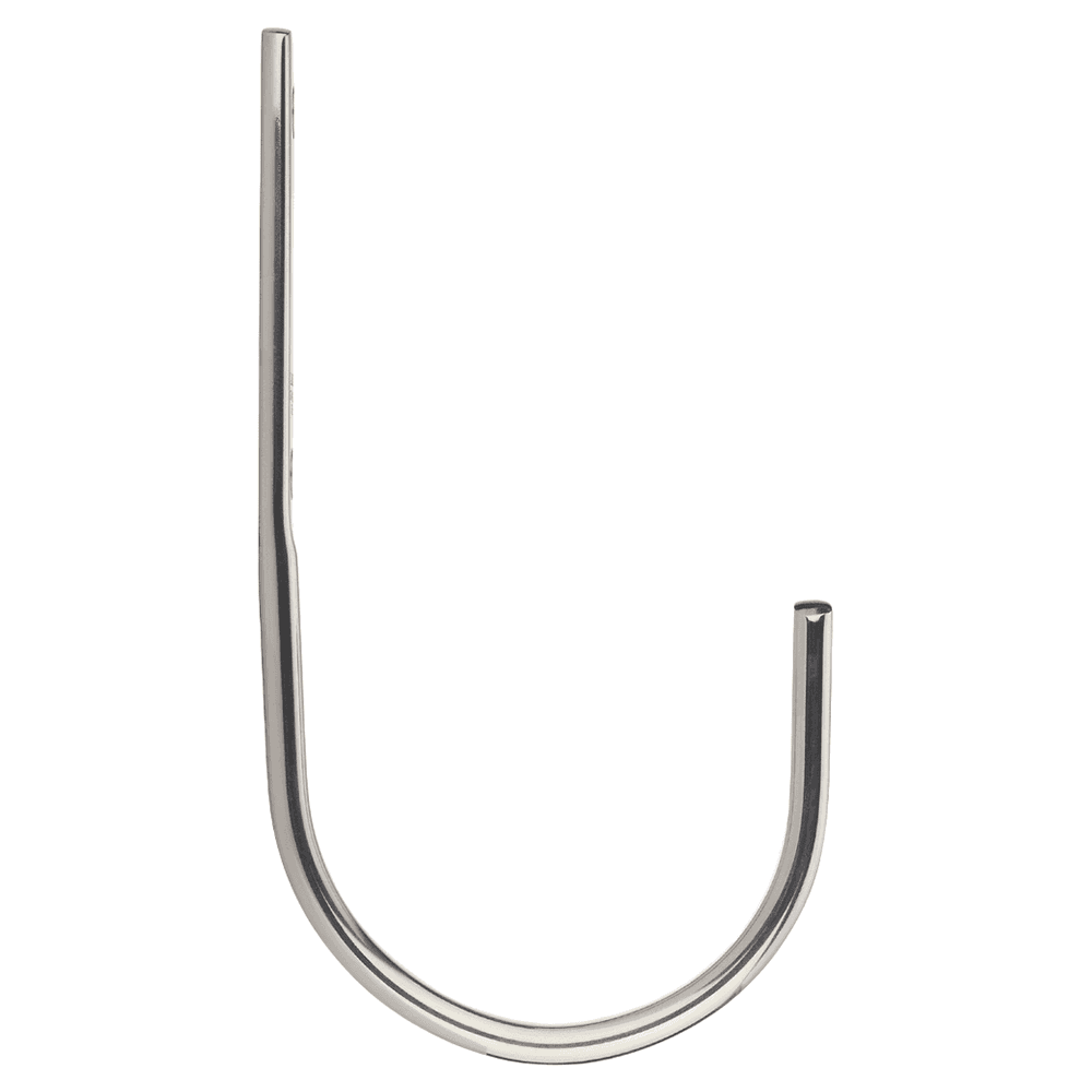 200mm Stainless Steel J-Hook, Mirror Main - Image