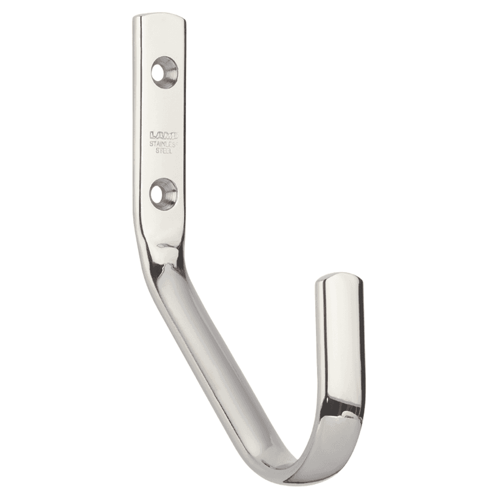 115mm Stainless Steel Hook, Mirror Alt 3 - Image