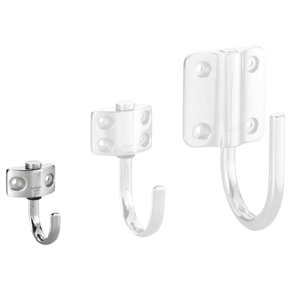 67mm Stainless Steel Hook, Polished Alt 1 - Image