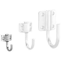 67mm Stainless Steel Hook, Polished Alt 1 - Image