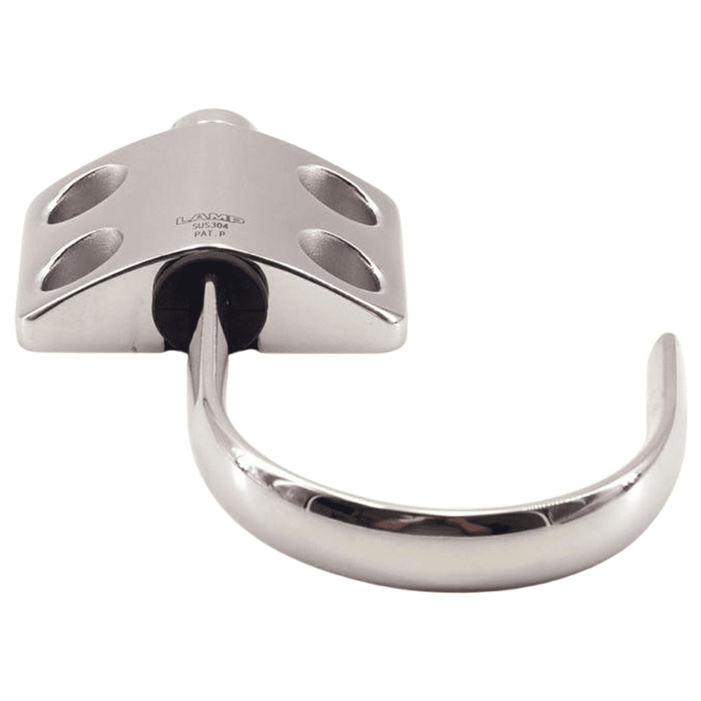 110mm Stainless Steel Hook, Polished Alt 7 - Image