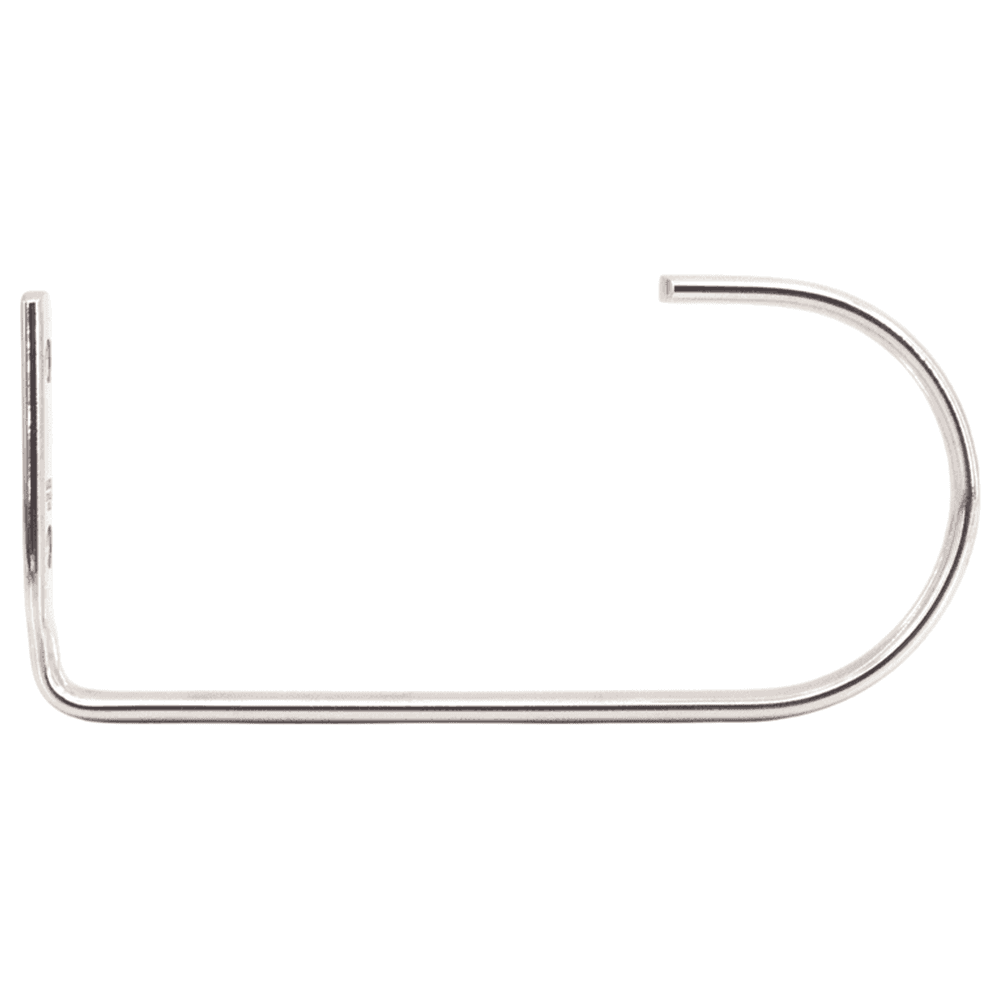 180mm Stainless Steel Hook, Mirror Alt 1 - Image