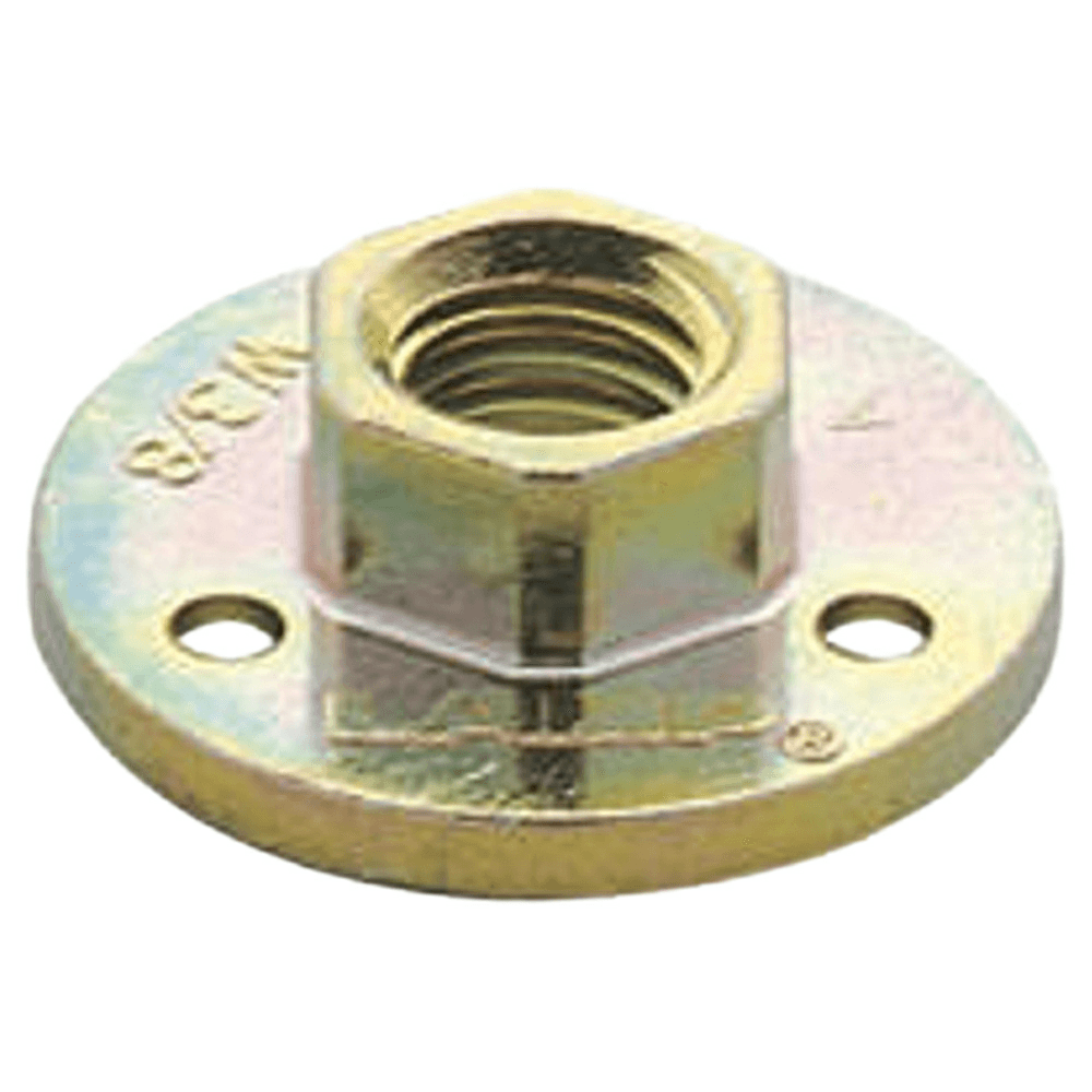 9mm x 28mm Glide Base Nut, Clear Zinc Chromate Main - Image