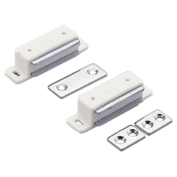 MC-KL-S 50mm Magnetic Catch, White Alt 2 - Image