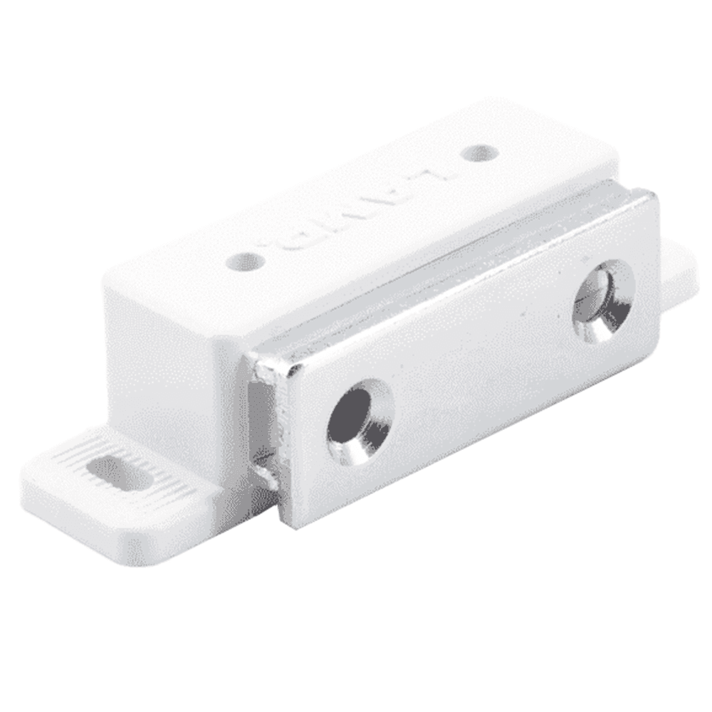 MC-KL-S 50mm Magnetic Catch, White Alt 3 - Image