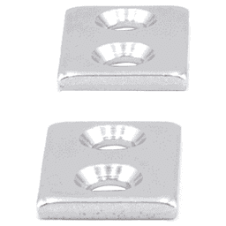 50mm Magnetic Catch, White Alt 1 - Image