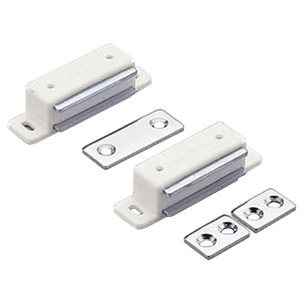 50mm Magnetic Catch, White Alt 2 - Image