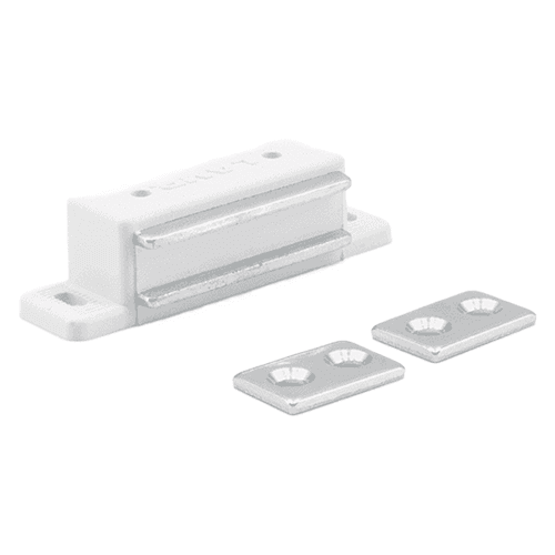 50mm Magnetic Catch, White Alt 3 - Image