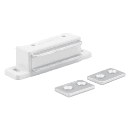 50mm Magnetic Catch, White Alt 3 - Image